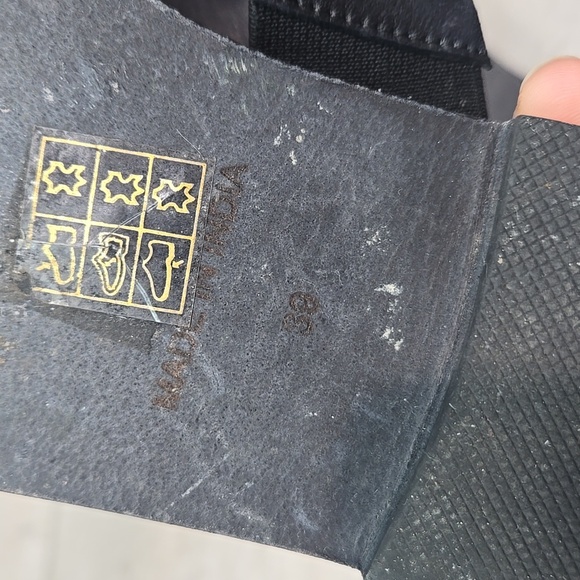 Free People Women Abilene Loop Toe Leather Boho Sandals Flats Shoes Sz 39/8.5-9 - Picture 11 of 12